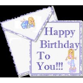 Exclusive Birthday Greeting Card